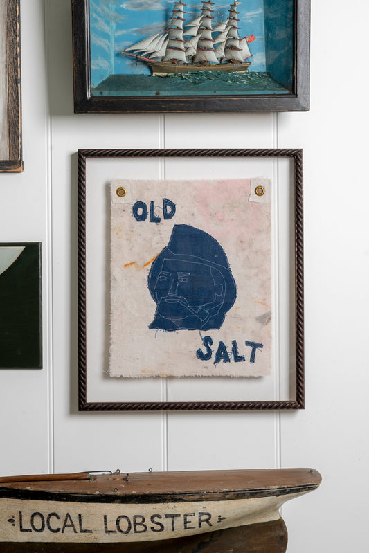 "Old Salt" Framed Flag