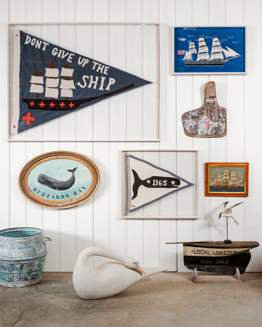 "Don't Give Up The Ship" Tapestry Flag