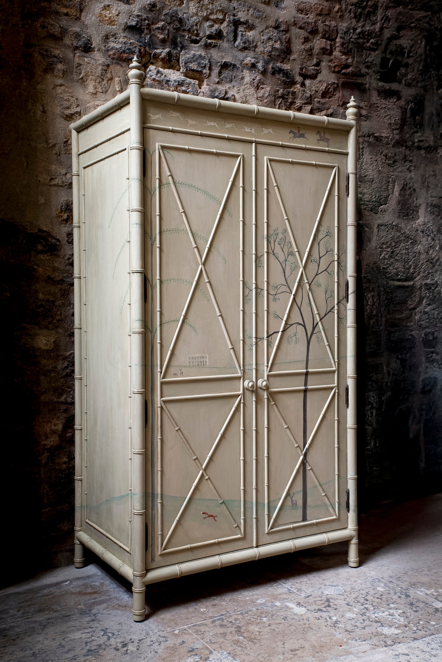 Country House Bamboo Wardrobe