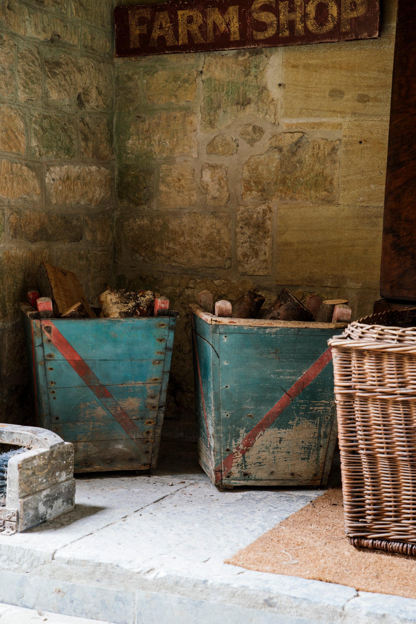 Painted French Planters