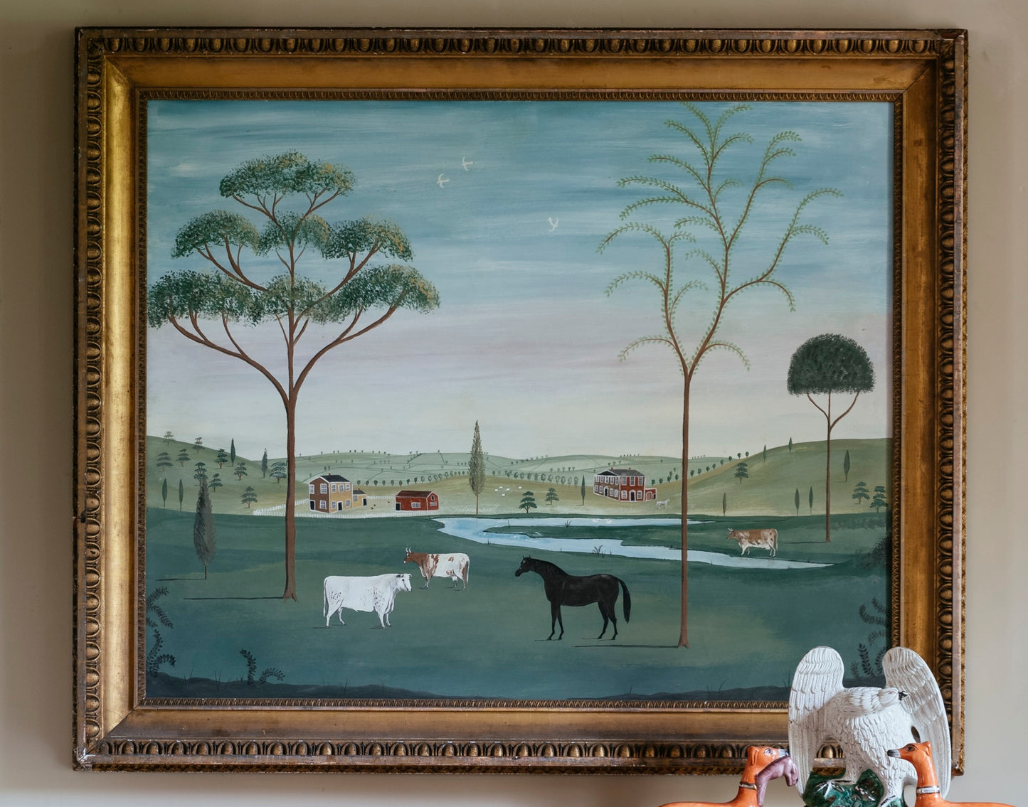 Country House Landscape Painting