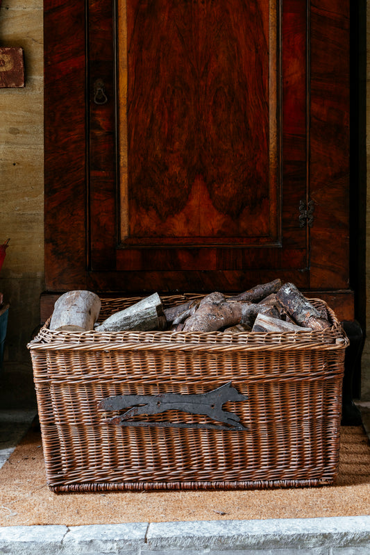 Wicker Log Basket