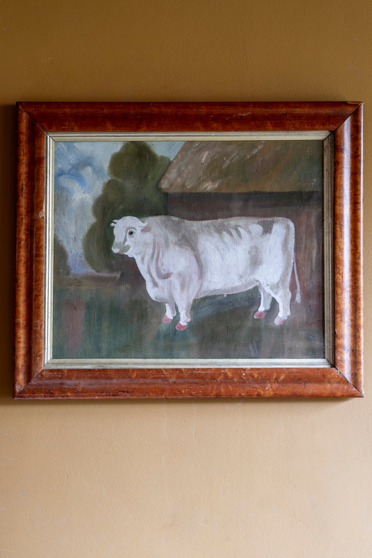 Naive Bull Painting