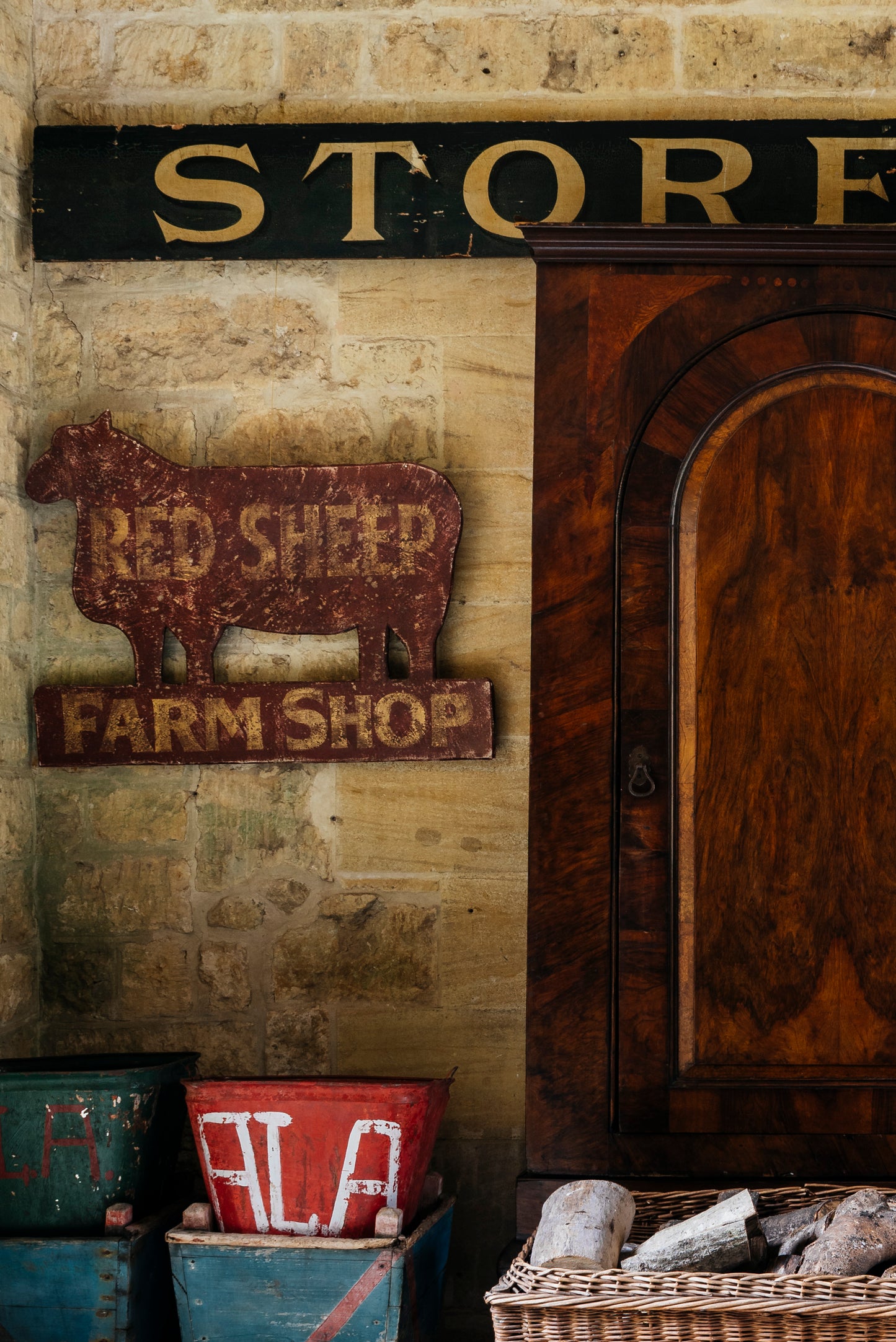 Red Sheep Farm Shop Sign