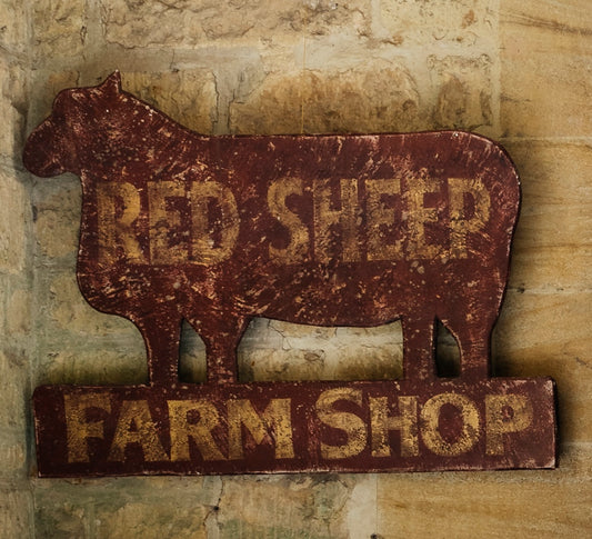 Red Sheep Farm Shop Sign