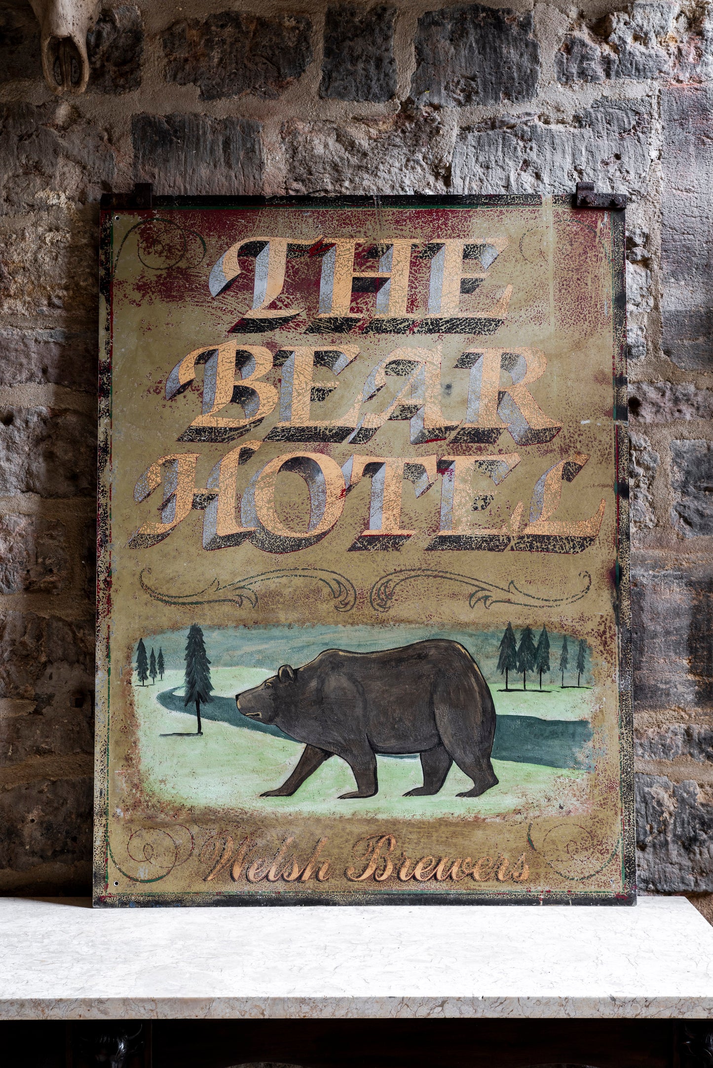 "The Bear Hotel" Sign