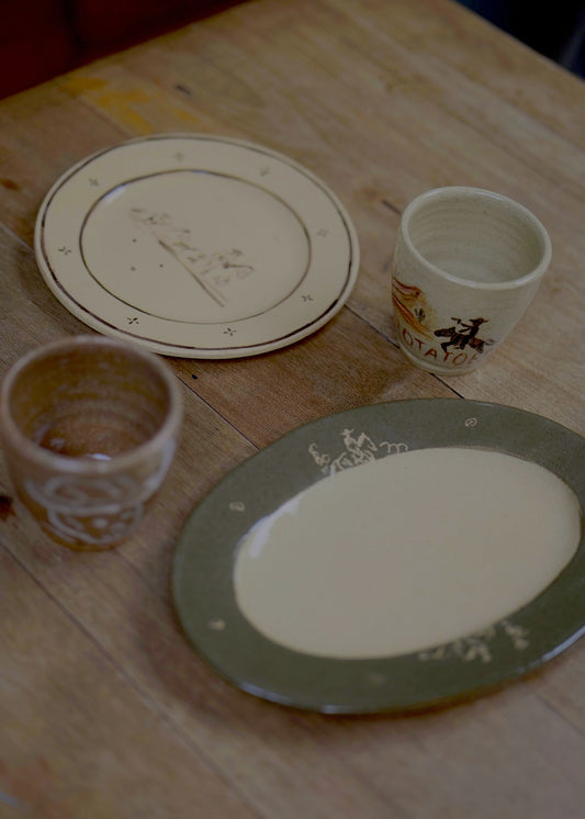 Danny D's Mud Shop "In the Distance" Serving Platter