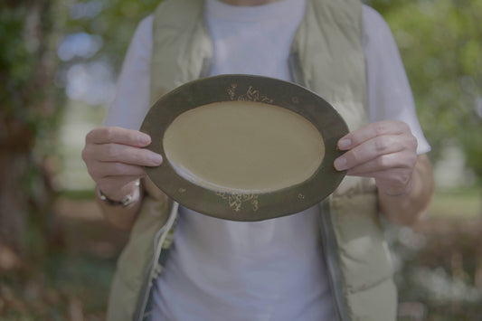 Danny D's Mud Shop "In the Distance" Serving Platter