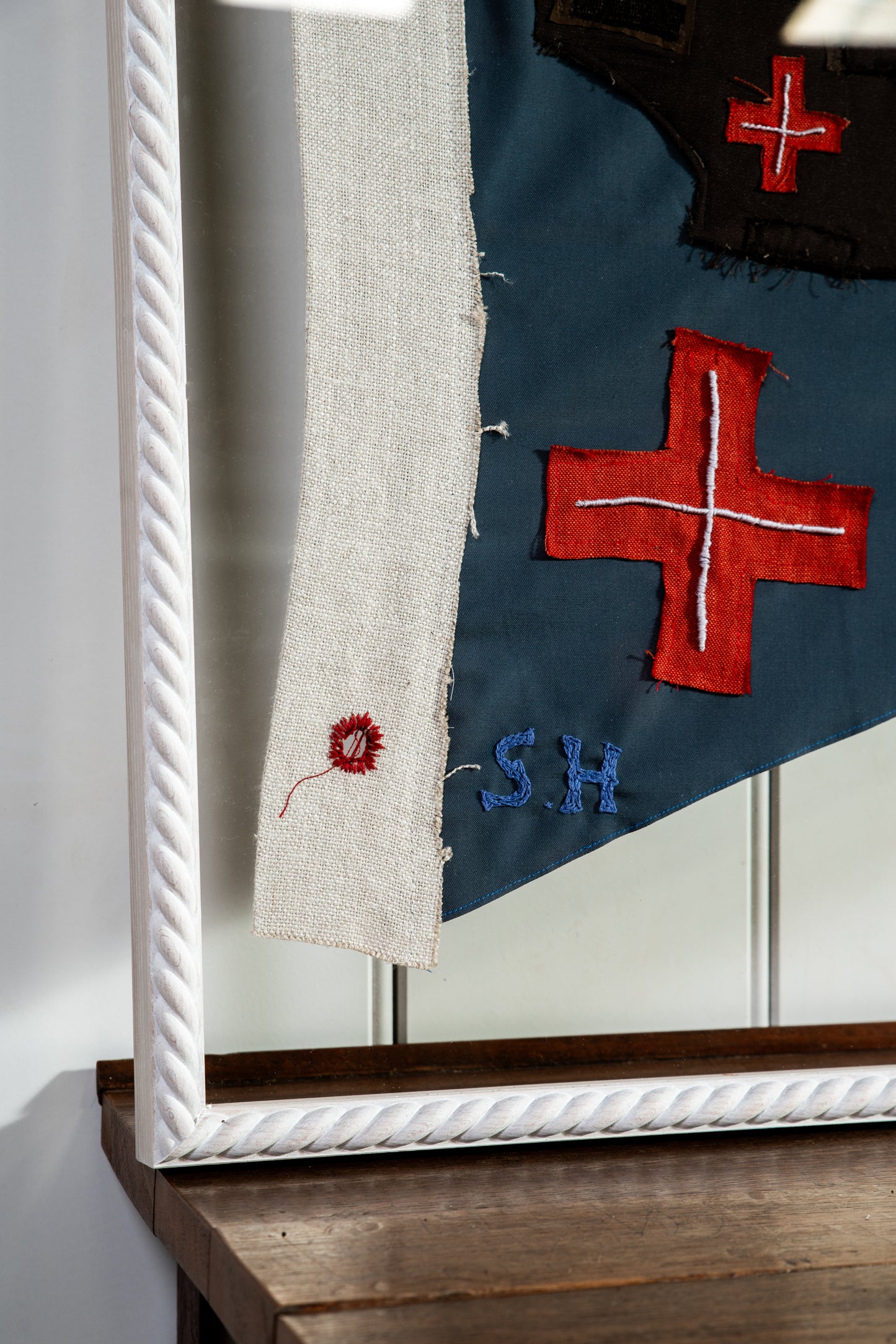 "Don't Give Up The Ship" Tapestry Flag