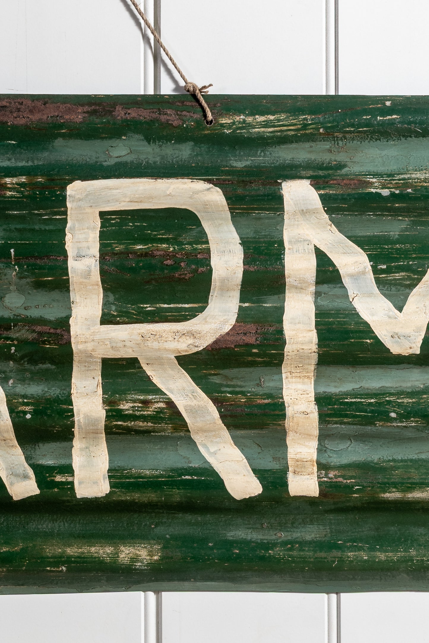 "Farm" Corrugated Iron Sign