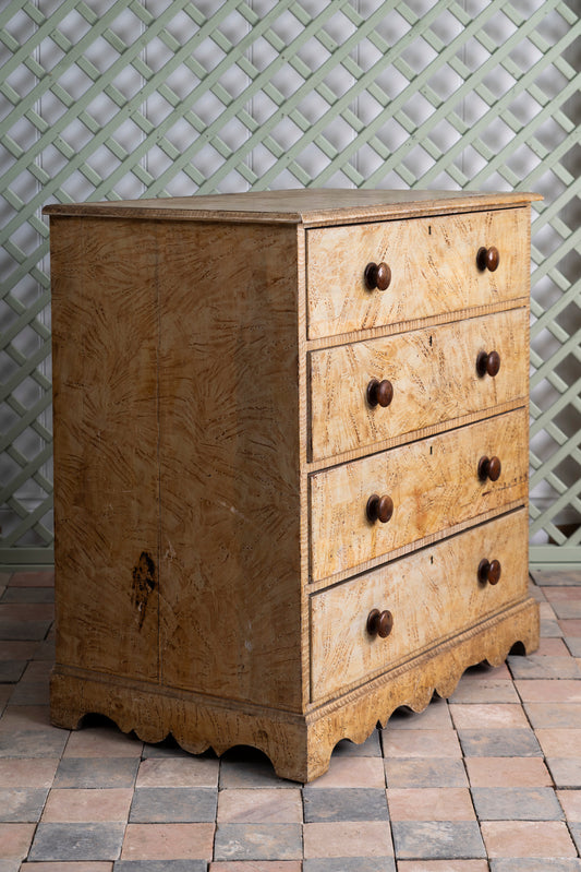 Antique Scumbled Chest of Drawers