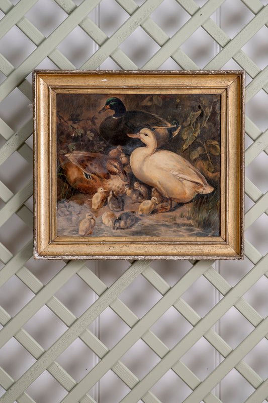 Antique Duck Painting