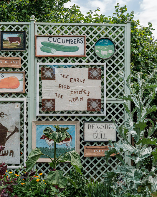 "Early Bird" Framed Flag