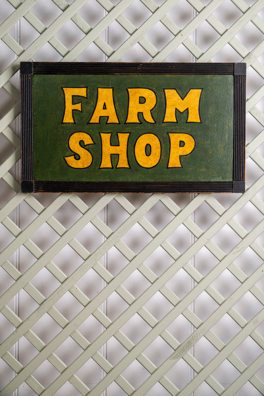 Green Farm Shop Sign