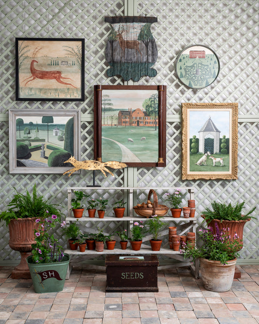 "Topiary Garden" Metal Tray