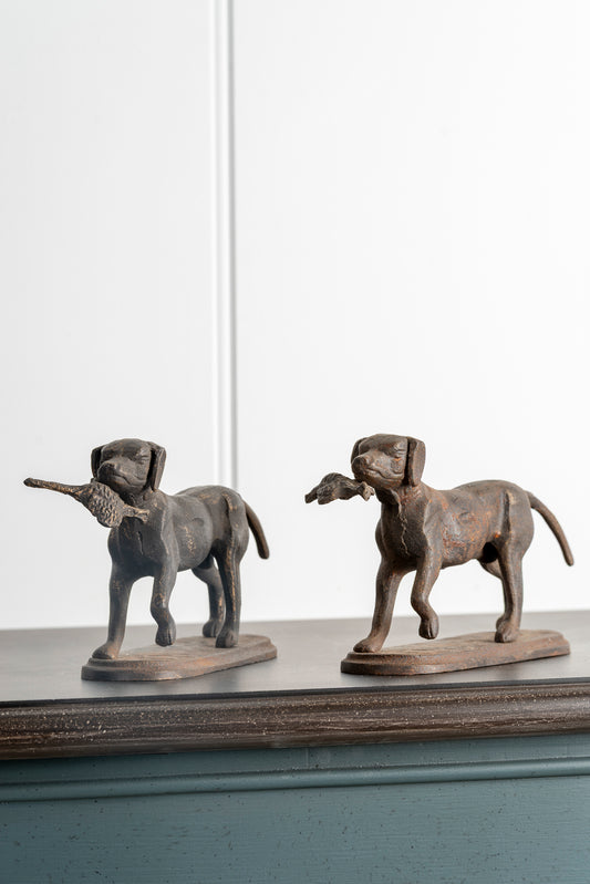 Pair of Cast Iron Dogs
