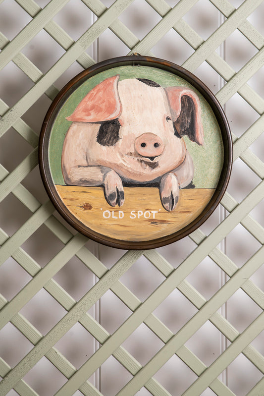 "Old Spot" Metal Tray