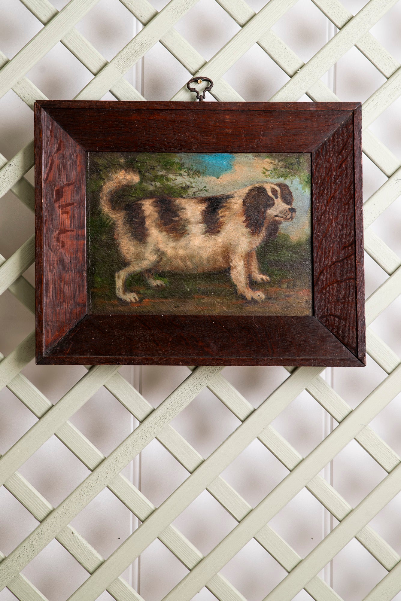 20th Century Painting of a Spaniel
