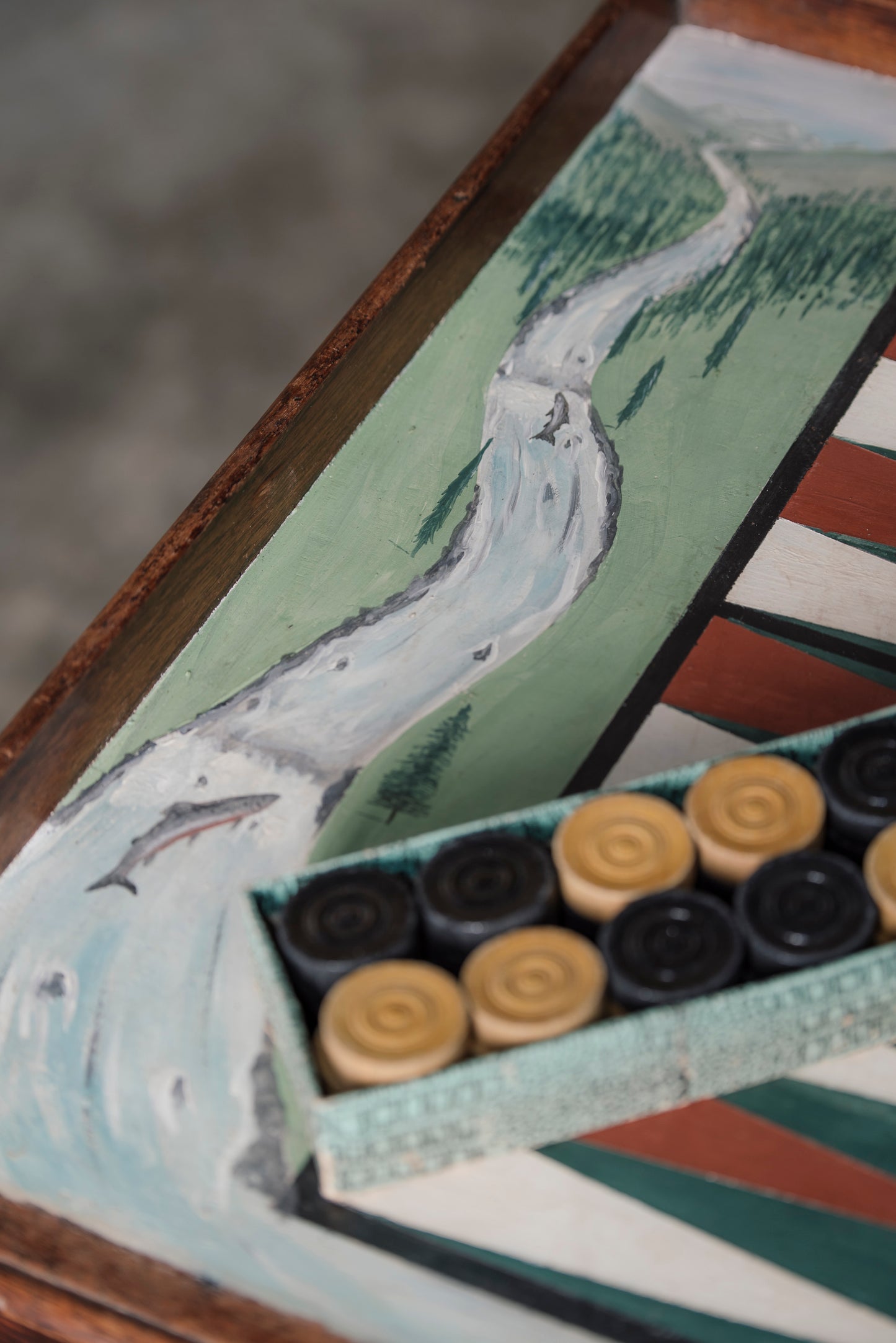 The Highlands Backgammon Table