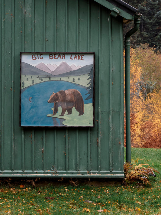 "Big Bear Lake" Framed Print