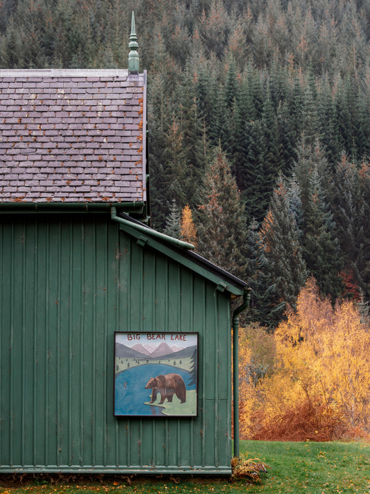 "Big Bear Lake" Framed Print