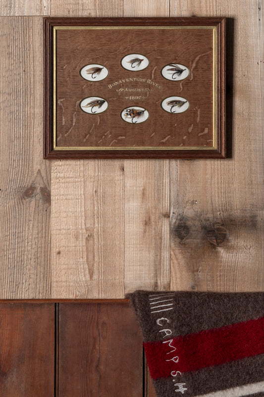 Framed Salmon Fishing Flies