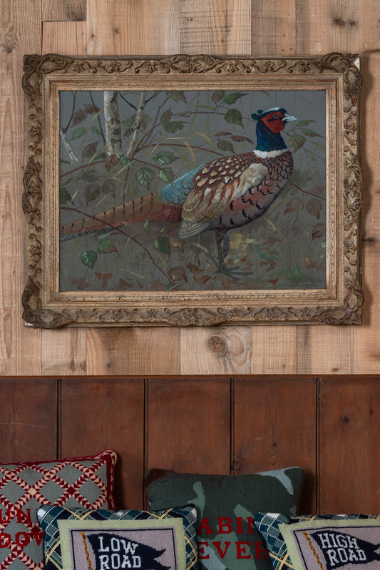Pheasant Landscape Painting