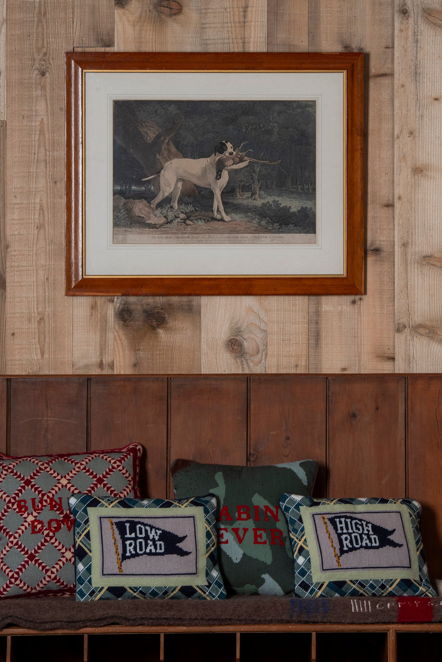 "Celebrated Pointer" Framed Print