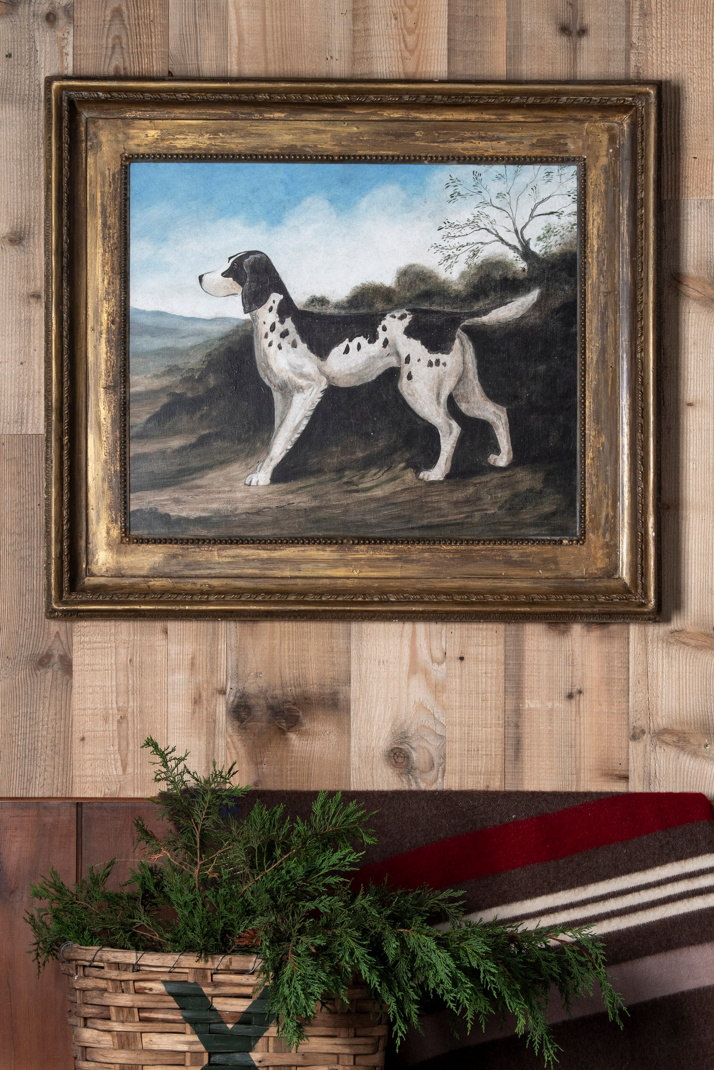 "The Pointer" Painting