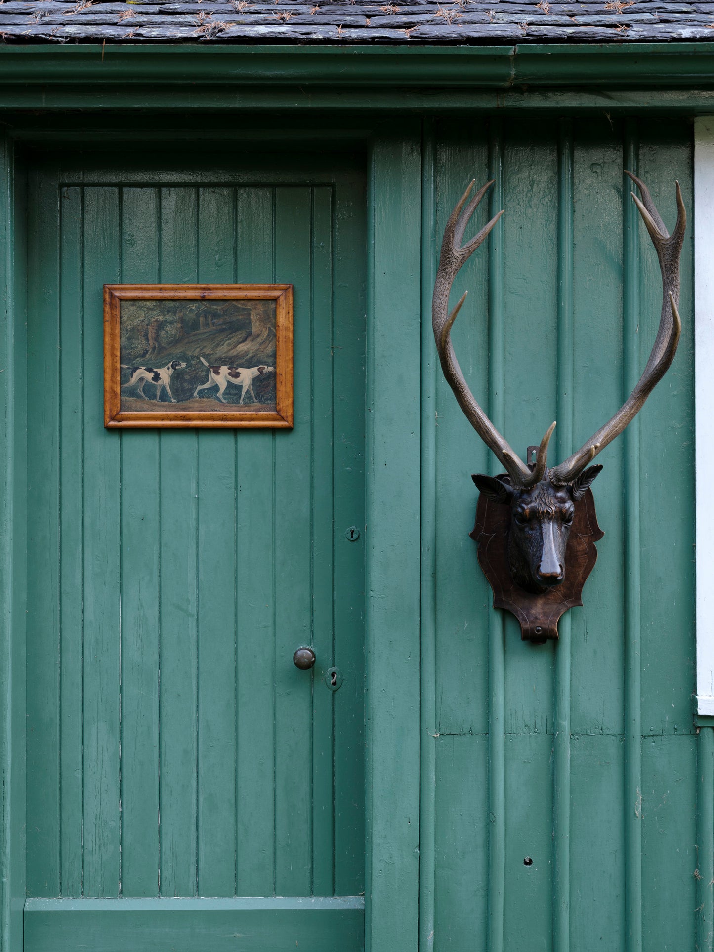 "The Pointers" Watercolour Painting