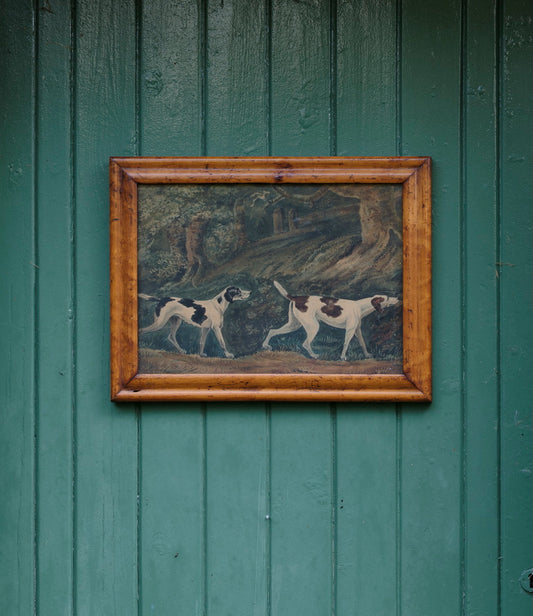 "The Pointers" Watercolour Painting