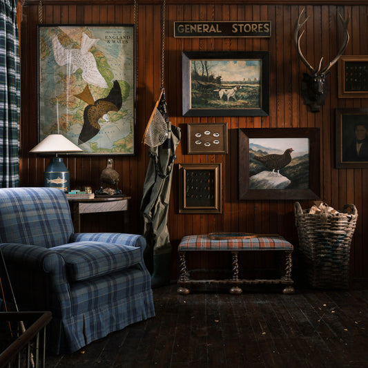 Decorative Barley Leg Stool