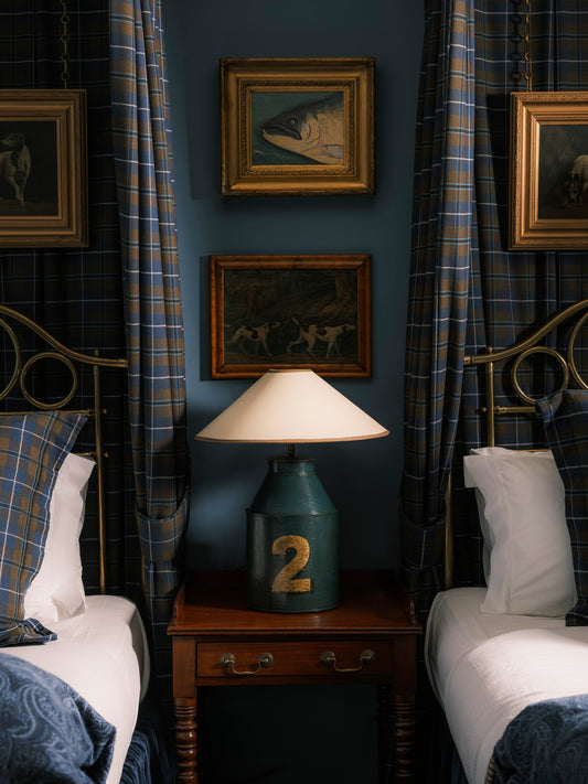 "The Number" Tea Caddy Lamp