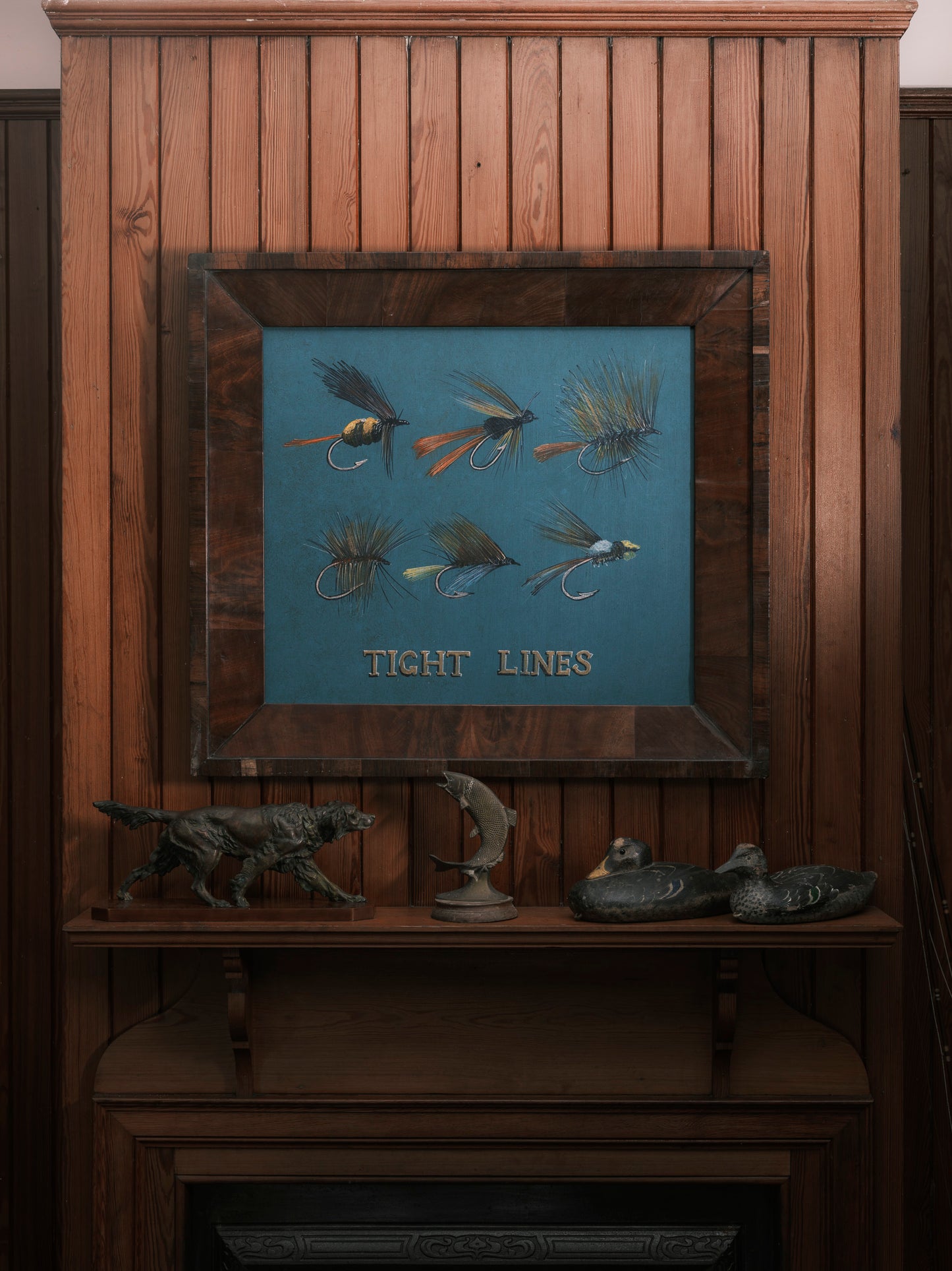 "Tight Lines" Fishing Flies Painting