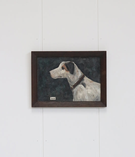 "Jock" Painting of a Jack Russell