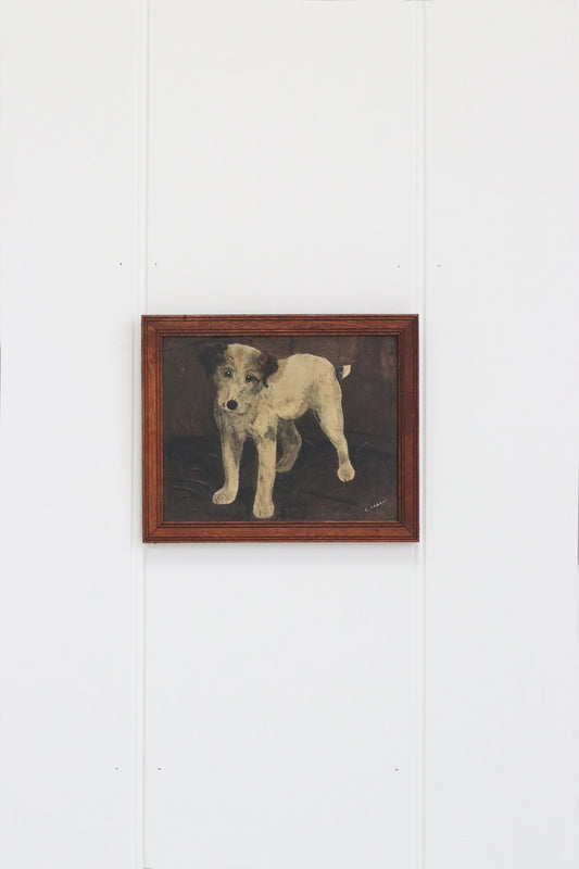 Charming Painting of a Terrier