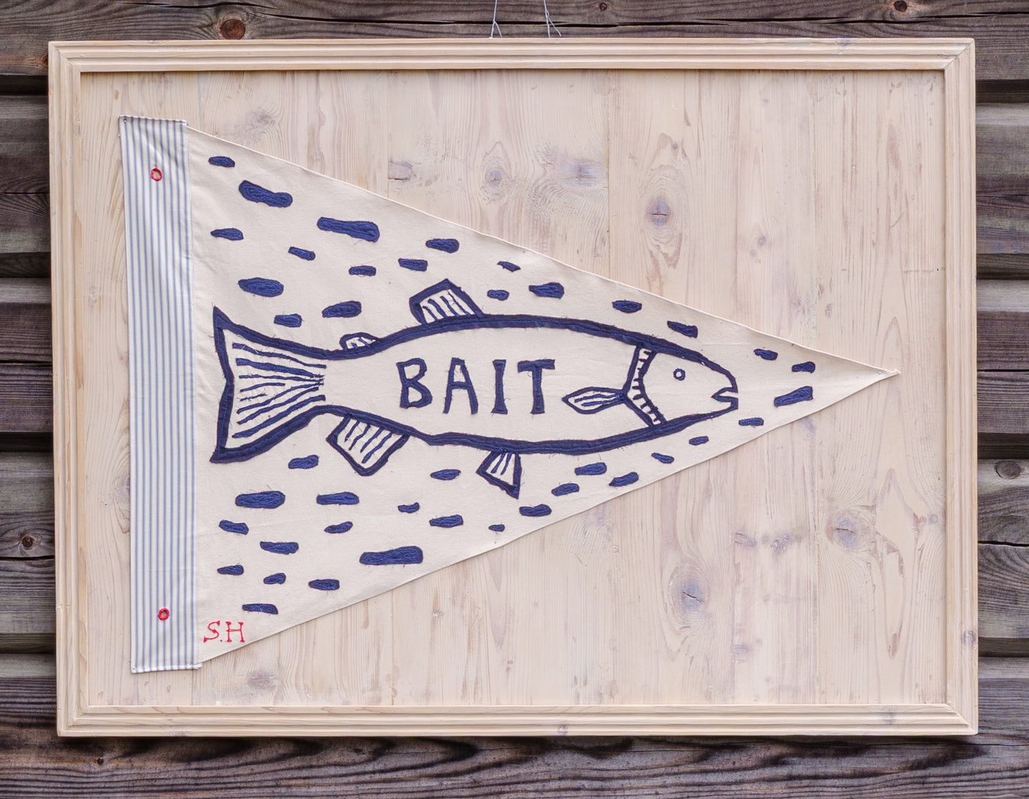 "Bait" Tapestry Flag