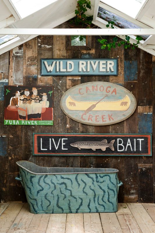 "Live Bait" Sign