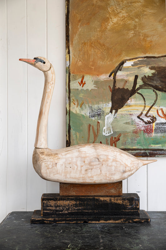Decorative Carved Swan