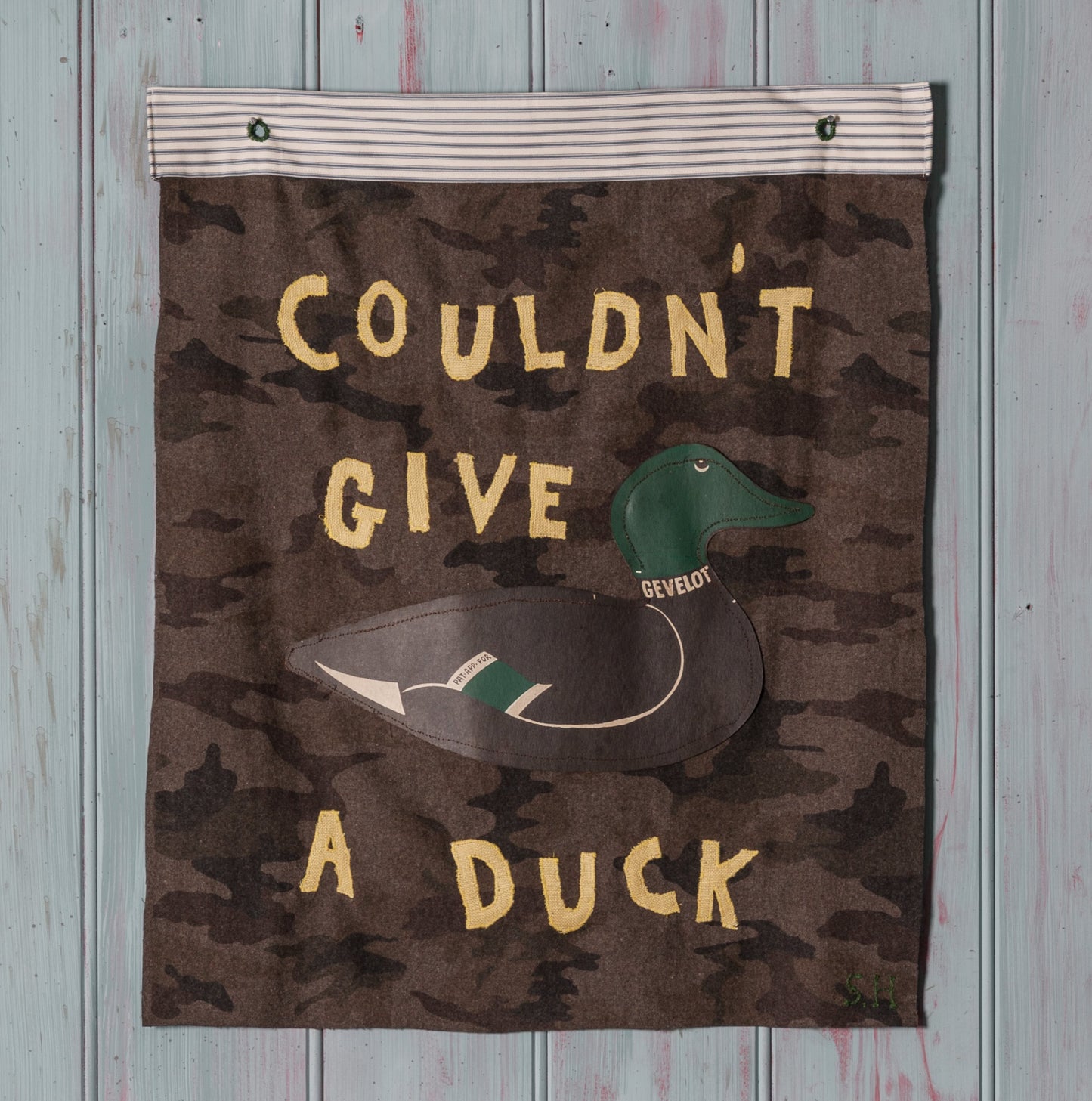 "Couldn't Give a Duck" Tapestry Flag
