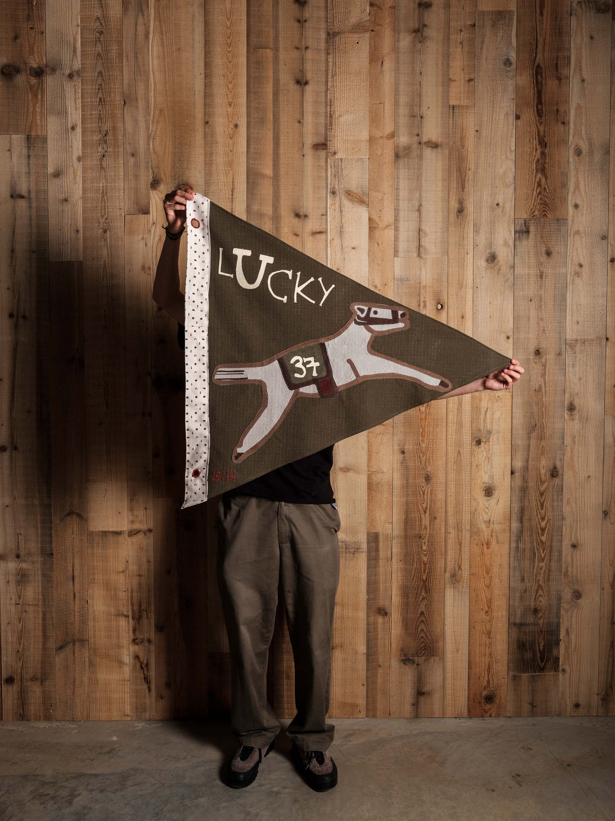 "Lucky" Tapestry Flag