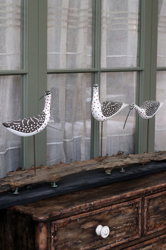 Three Redshanks by Martin Scorey