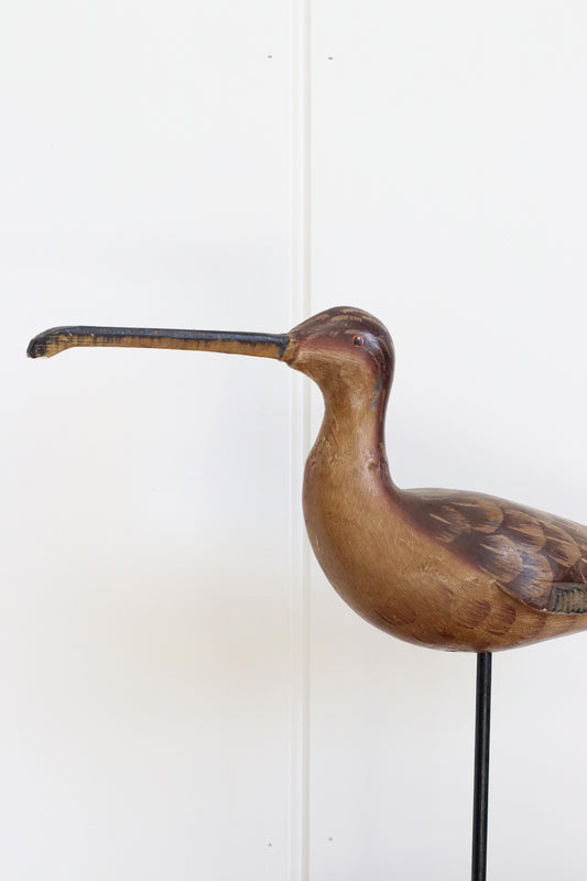 Carved Folk Art Shorebird