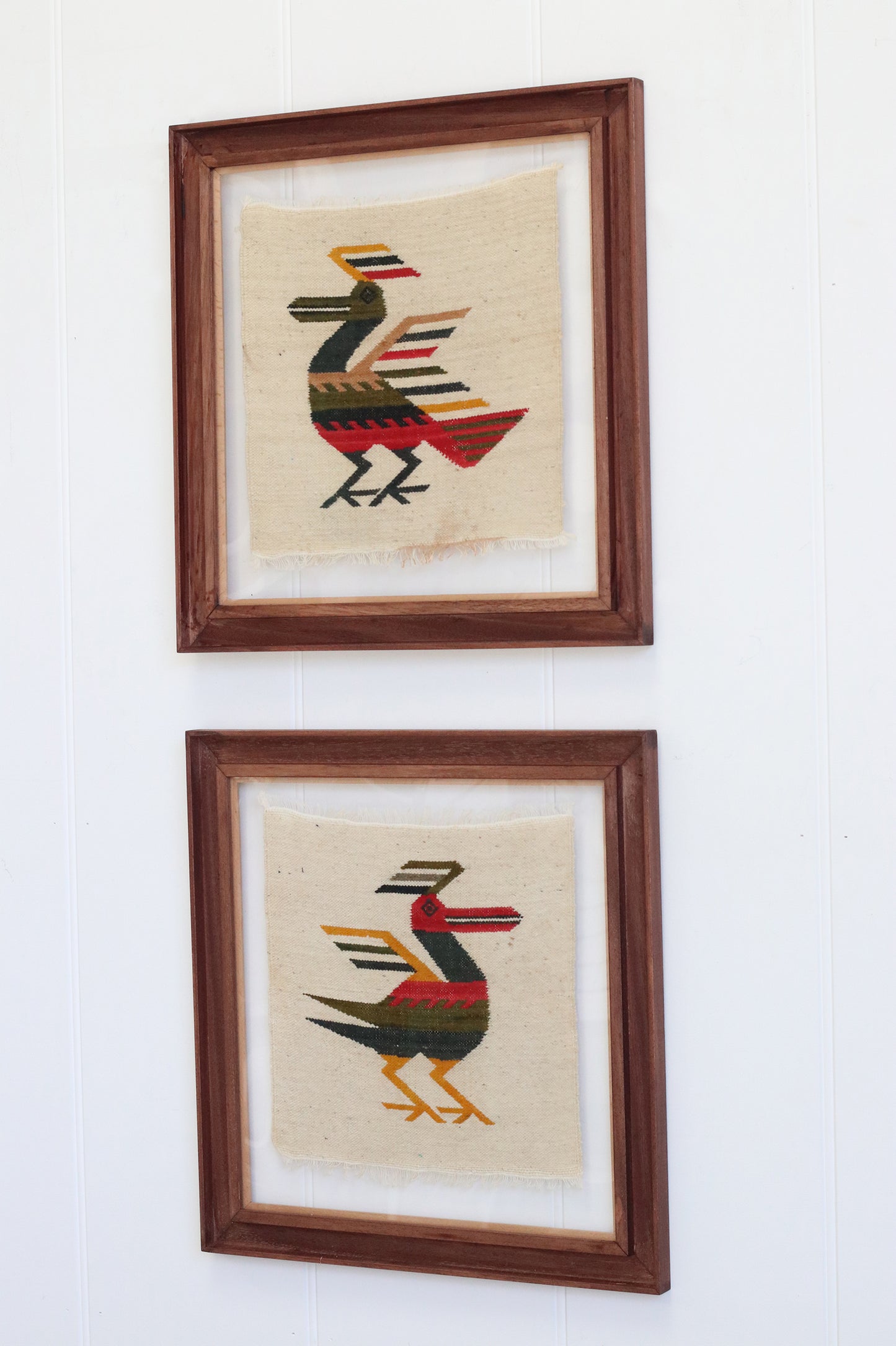 Navajo Textile of a Bird