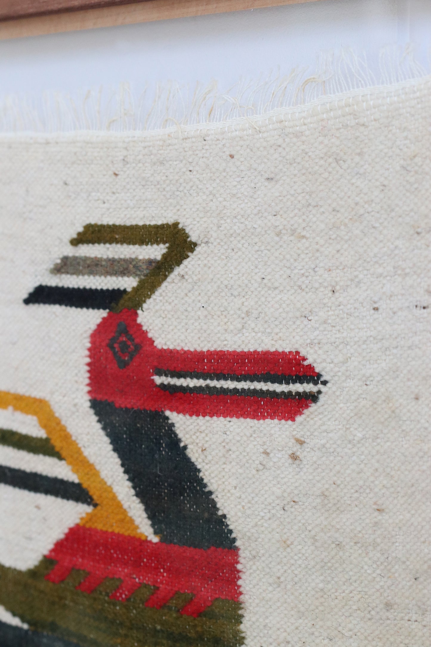 Navajo Textile of a Bird