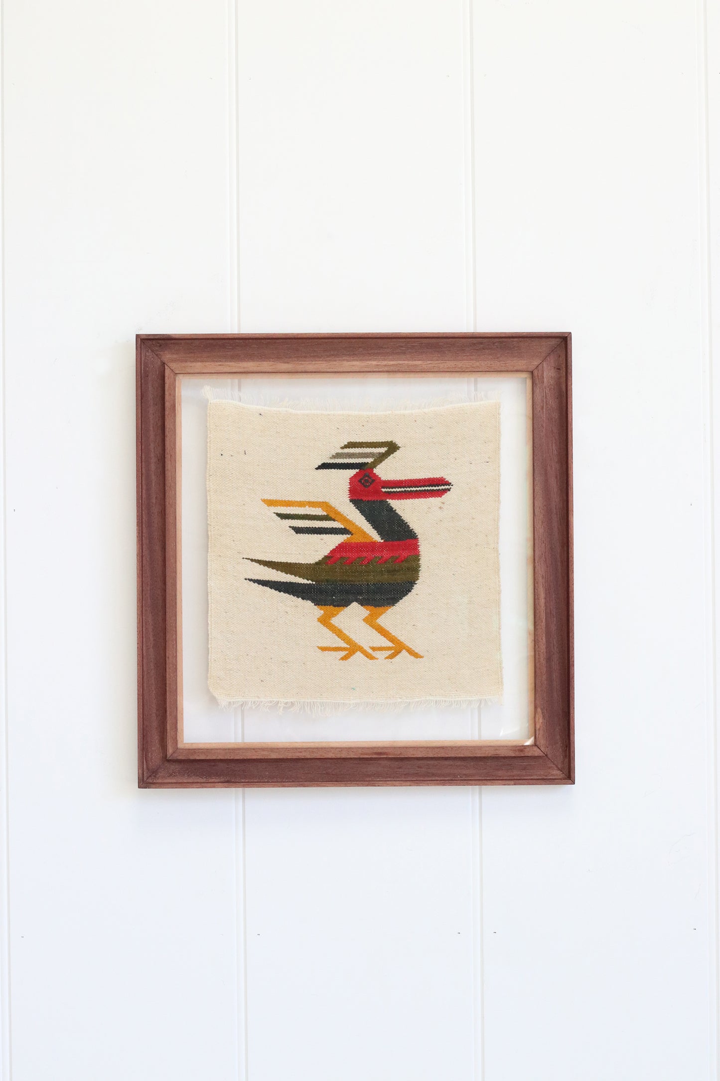 Navajo Textile of a Bird