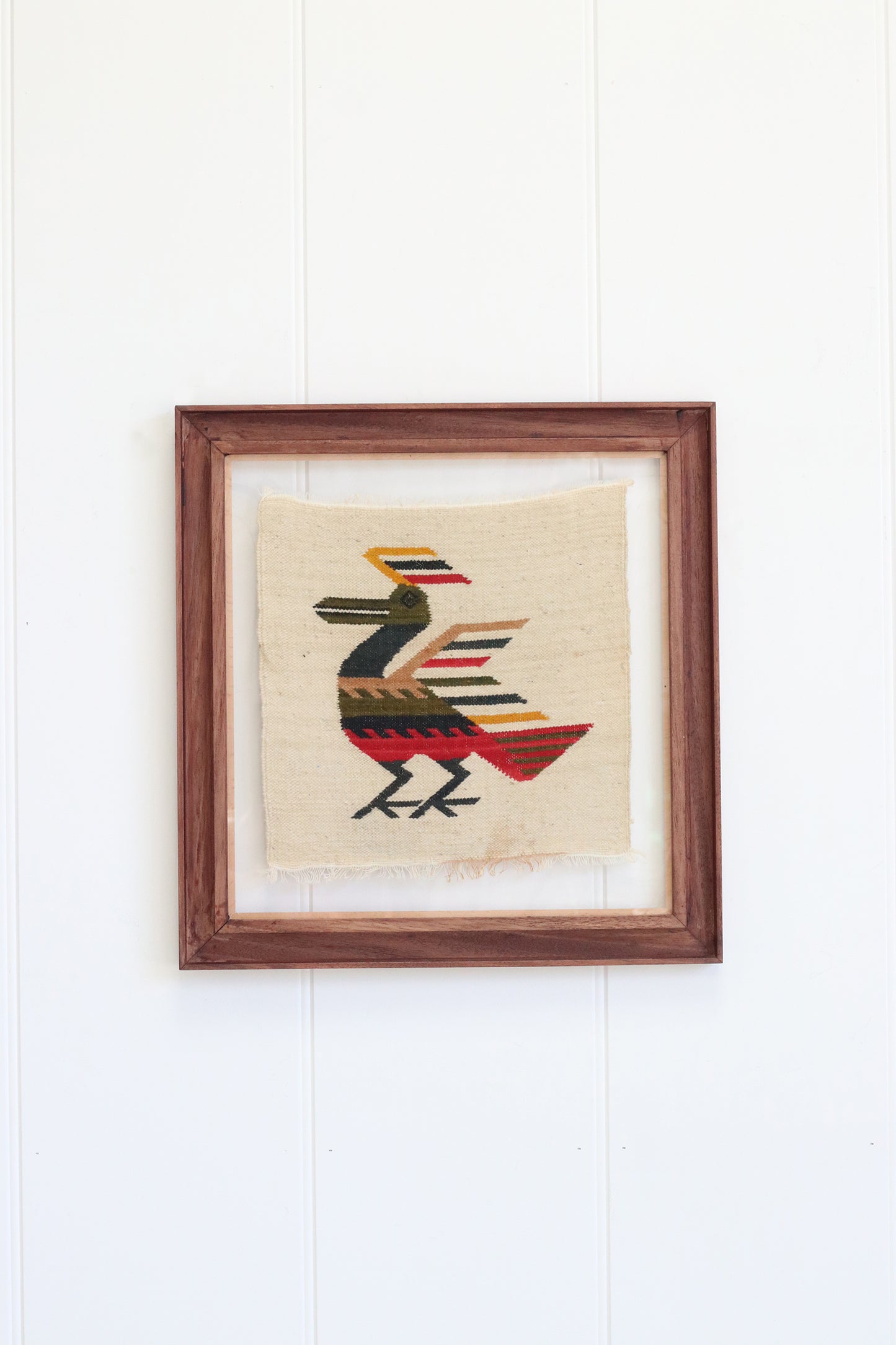 Navajo Textile of a Bird