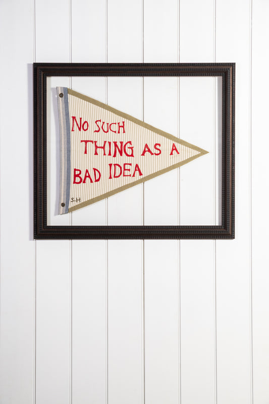 "Bad Idea" Tapestry Flag