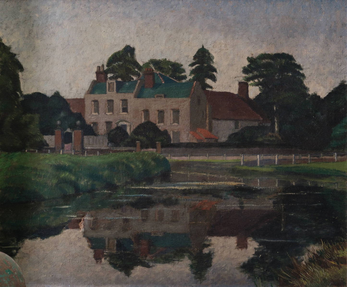 "The House by the Estuary" Painting
