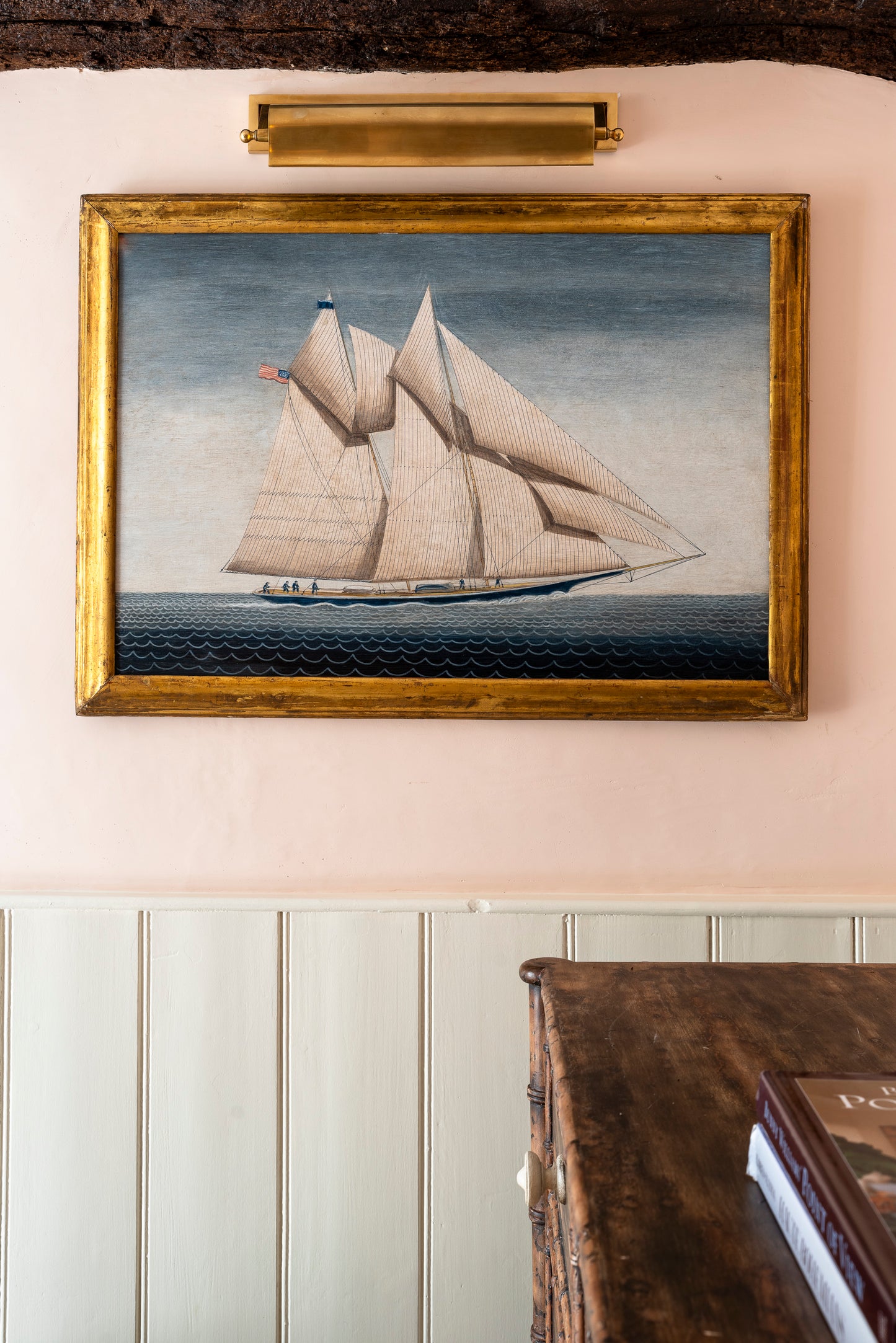 Decorative Sailing Boat Painting